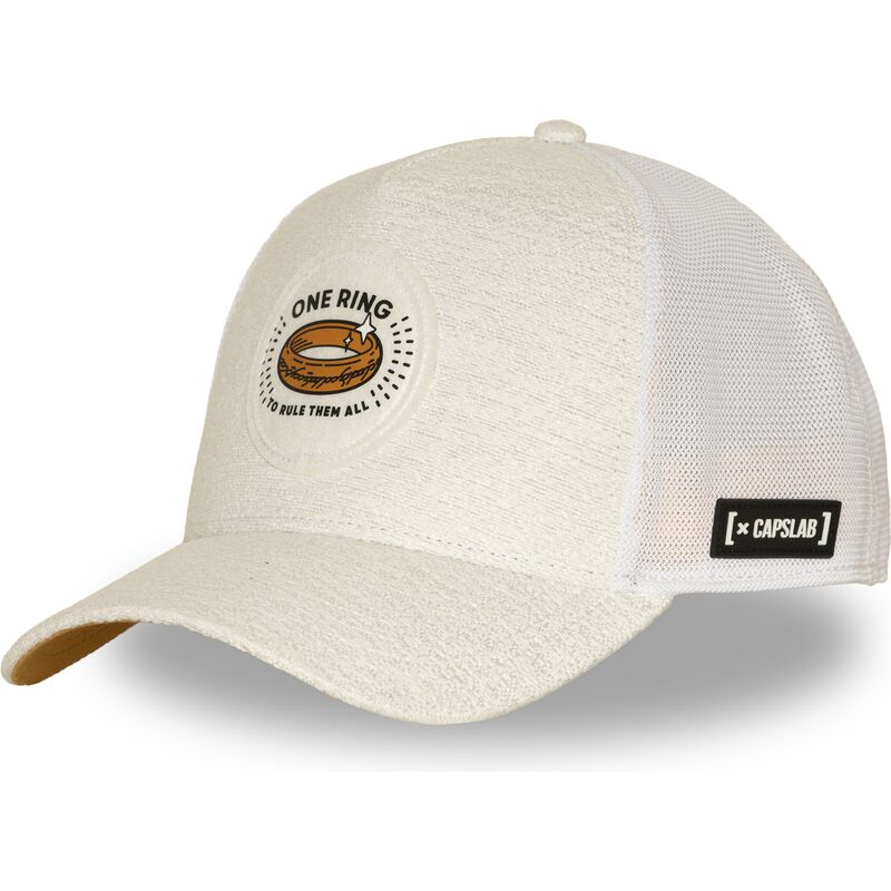 cappellino-trucker-crema-e-bianco-anello-unico-lotr2-pctrinb-il-signore-degli-anelli-di-capslab cappellino-trucker-crema-e-bianco-anello-unico-lotr2-pctrinb-il-signore-degli-anelli-di-capslab