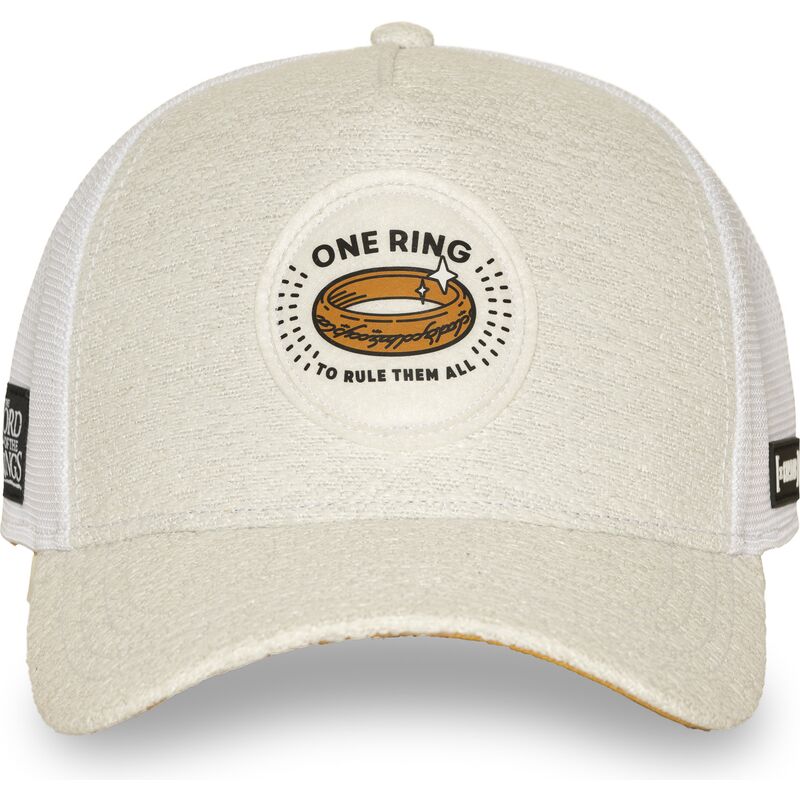 cappellino-trucker-crema-e-bianco-anello-unico-lotr2-pctrinb-il-signore-degli-anelli-di-capslab cappellino-trucker-crema-e-bianco-anello-unico-lotr2-pctrinb-il-signore-degli-anelli-di-capslab