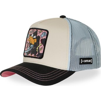 Cappellino trucker multicolore Daffy Duck LOO13 DAFB Looney Tunes di Capslab