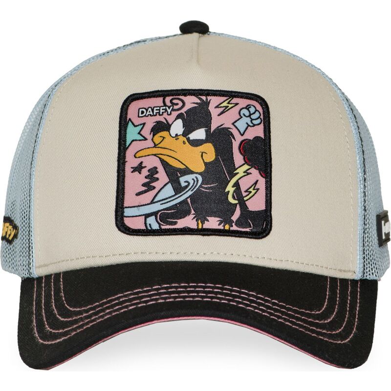 cappellino-trucker-multicolore-daffy-duck-loo13-dafb-looney-tunes-di-capslab