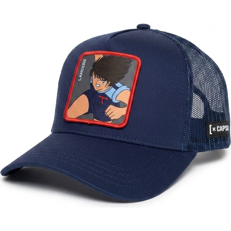 cappellino-trucker-blu-marino-mark-lenders-oet1-lanb-campeones-oliver-y-benji-di-capslab cappellino-trucker-blu-marino-mark-lenders-oet1-lanb-campeones-oliver-y-benji-di-capslab