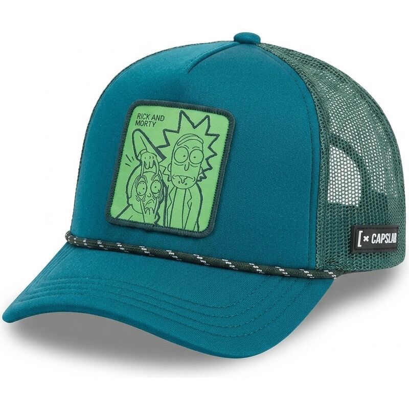 cappellino-trucker-verde-rick-e-morty-rem7-ctfoamdb-di-capslab