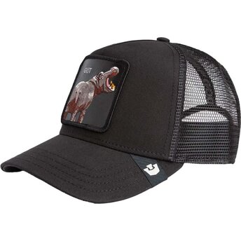 Cappello curvo nero snapback Gut Hippo Sport The Farm Goorin Bros.