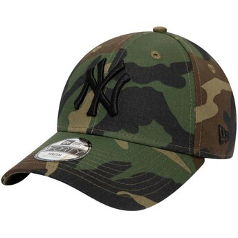 Cappello curvo mimetizzazione cinghia regolabile per bambino 9FORTY League Essential dei New York Yankees MLB di New Era