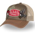 cappellino-trucker-marrone-patches12-di-von-dutch