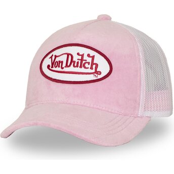 Cappello curvo rosa snapback KYLIE P di Von Dutch