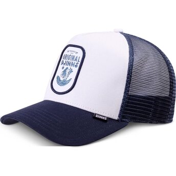 Cappello curvo blu marino snapback HFT di Djinns