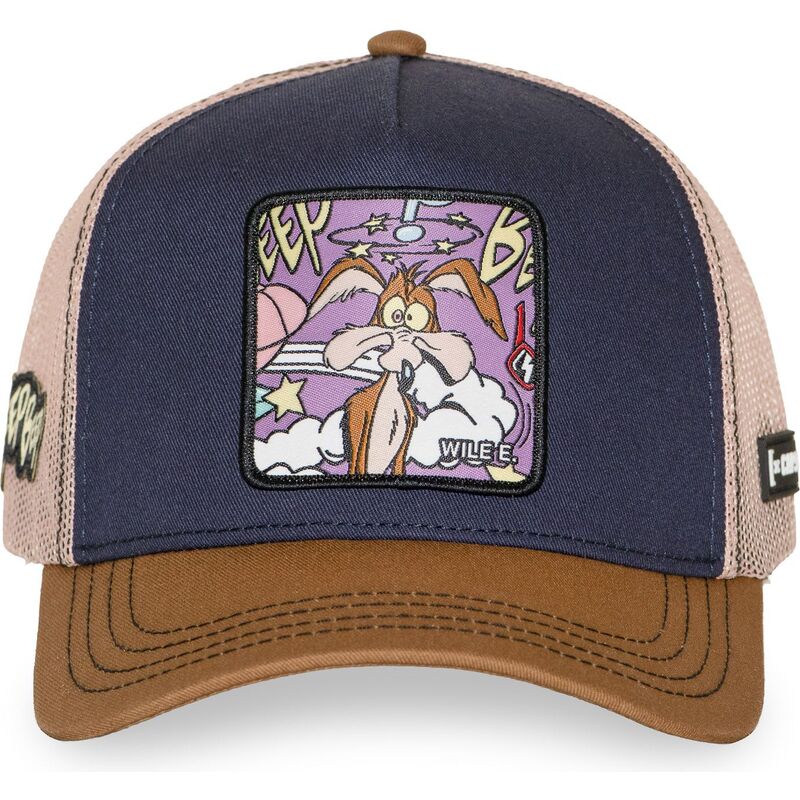 cappello-curvo-multicolore-snapback-loo13-wilb-coyote-looney-tunes-di-capslab cappello-curvo-multicolore-snapback-loo13-wilb-coyote-looney-tunes-di-capslab