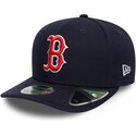 cappello-curvo-blu-marino-snapback-9seventy-stretch-snap-player-replica-dei-boston-red-sox-mlb-di-new-era