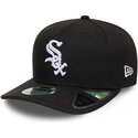 cappello-curvo-nero-snapback-9seventy-stretch-snap-player-replica-dei-chicago-white-sox-mlb-di-new-era
