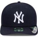 cappello-curvo-blu-marino-snapback-9seventy-stretch-snap-player-replica-dei-new-york-yankees-mlb-di-new-era