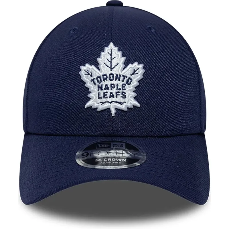 cappello-curvo-blu-marino-snapback-9forty-m-crown-team-dei-toronto-maple-leafs-nhl-di-new-era