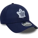 cappello-curvo-blu-marino-snapback-9forty-m-crown-team-dei-toronto-maple-leafs-nhl-di-new-era