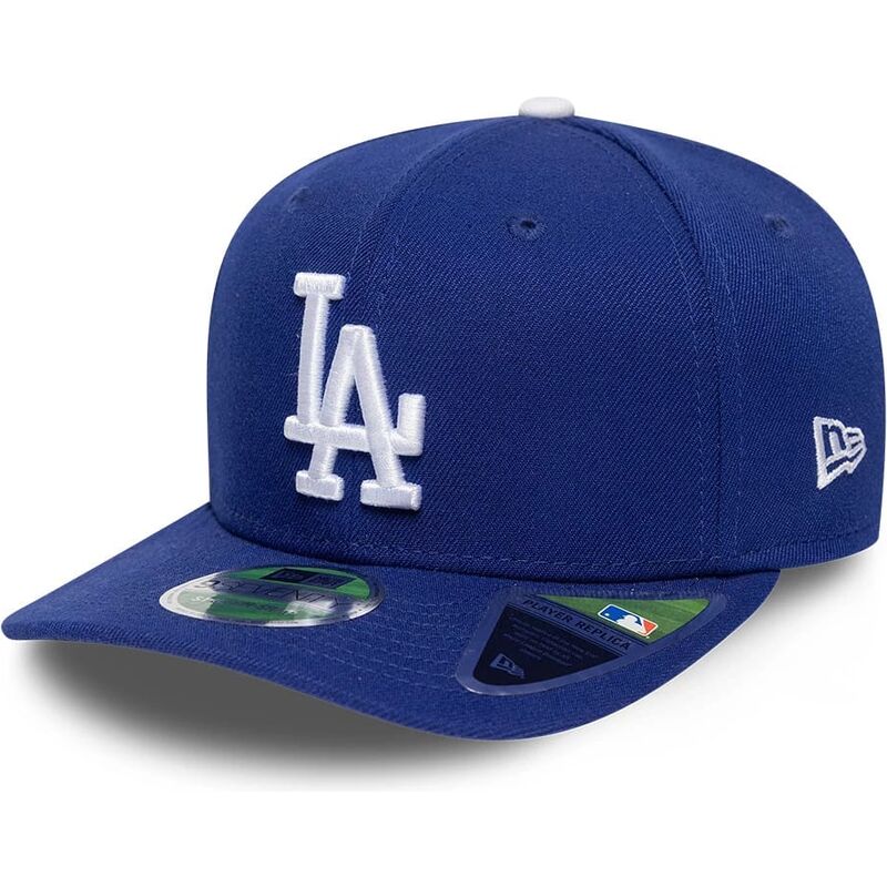 cappello-curvo-blu-snapback-9seventy-stretch-snap-player-replica-dei-los-angeles-dodgers-mlb-di-new-era