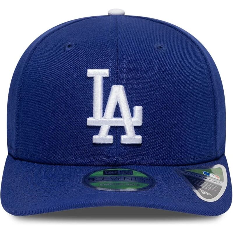 cappello-curvo-blu-snapback-9seventy-stretch-snap-player-replica-dei-los-angeles-dodgers-mlb-di-new-era