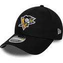 cappello-curvo-nero-snapback-9forty-m-crown-team-dei-pittsburgh-penguins-nhl-di-new-era