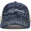 cappello-curvo-blu-marino-snapback-don-denim-di-ed-hardy