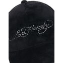 cappello-curvo-nero-snapback-core-silver-diamante-velour-di-ed-hardy