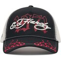 cappello-curvo-nero-snapback-1971-di-ed-hardy