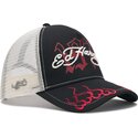 cappello-curvo-nero-snapback-1971-di-ed-hardy