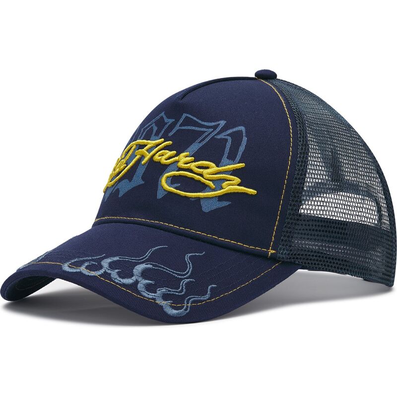 cappello-curvo-blu-marino-snapback-1971-di-ed-hardy