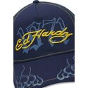 cappello-curvo-blu-marino-snapback-1971-di-ed-hardy