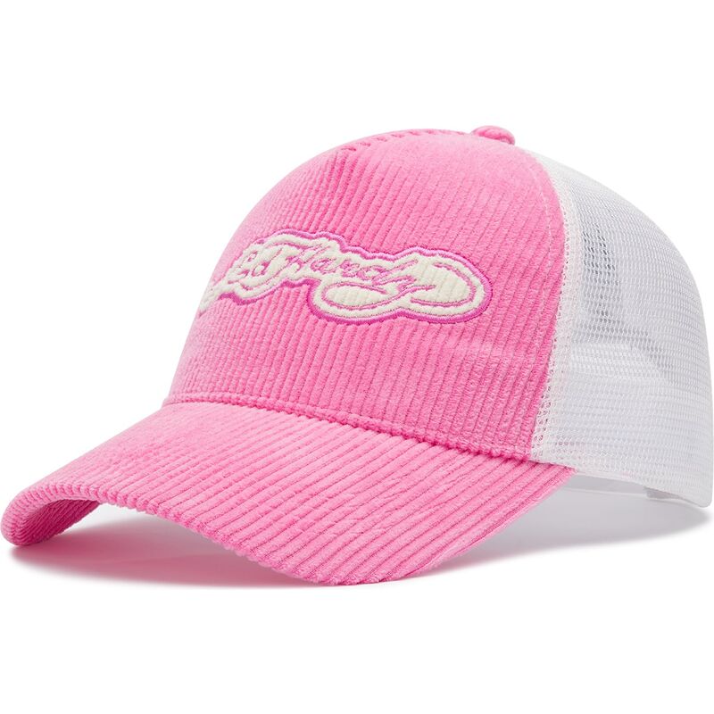 cappello-curvo-rosa-snapback-embroidery-applique-cord-di-ed-hardy