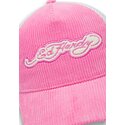 cappello-curvo-rosa-snapback-embroidery-applique-cord-di-ed-hardy