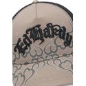cappello-curvo-grigio-snapback-flaming-di-ed-hardy