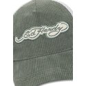 cappello-curvo-verde-snapback-embroidery-applique-cord-di-ed-hardy