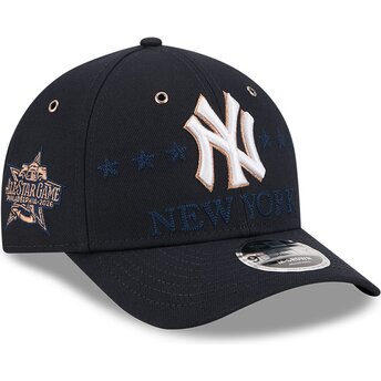Cappello curvo blu marino snapback 9FORTY M-Crown All Star Game dei New York Yankees MLB di New Era