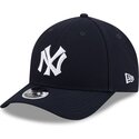 cappello-curvo-blu-marino-snapback-9forty-m-crown-hall-of-fame-dei-new-york-yankees-mlb-di-new-era
