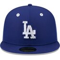 cappello-piatto-blu-aderente-59fifty-all-star-game-workout-dei-los-angeles-dodgers-mlb-di-new-era
