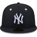cappello-piatto-blu-marino-aderente-59fifty-all-star-game-workout-dei-new-york-yankees-mlb-di-new-era