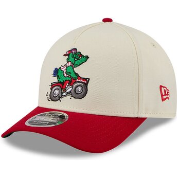 Cappello curvo beige snapback 9FORTY M-Crown All Star Game Fan Pack dei Philadelphia Phillies MLB di New Era