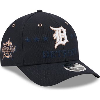 Cappello curvo blu marino snapback 9FORTY M-Crown All Star Game dei Detroit Tigers MLB di New Era