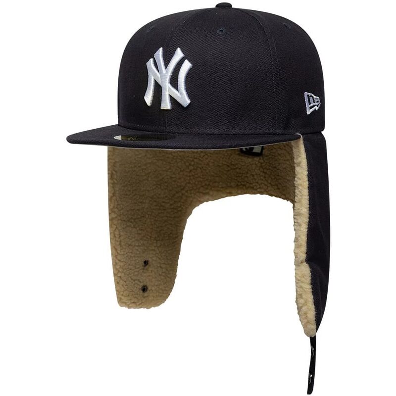 cappello-piatto-blu-marino-aderente-59fifty-dogear-world-series-dei-new-york-yankees-mlb-di-new-era