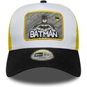 cappello-curvo-multicolore-snapback-per-bambino-a-frame-patch-dei-batman-dc-comics-di-new-era