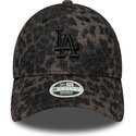 cappello-curvo-leopardato-cinghia-regolabile-9forty-leopard-cosy-dei-los-angeles-dodgers-mlb-di-new-era