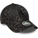 cappello-curvo-leopardato-cinghia-regolabile-9forty-leopard-cosy-dei-los-angeles-dodgers-mlb-di-new-era