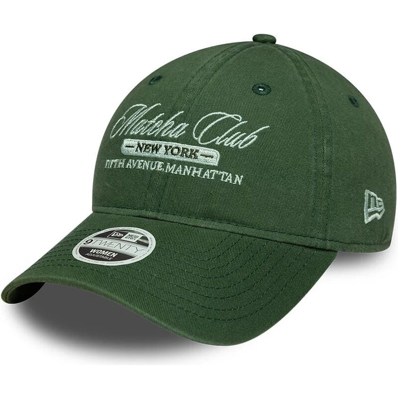 cappello-curvo-verde-cinghia-regolabile-9twenty-matcha-club-di-new-era