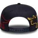 cappello-piatto-blu-marino-snapback-per-bambino-9fifty-dino-di-new-era