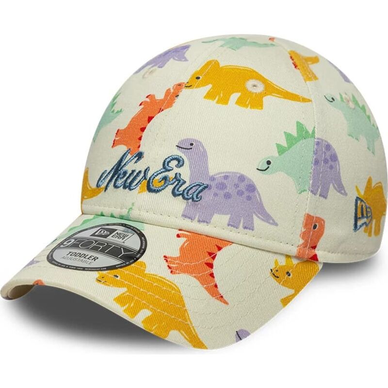 cappello-curvo-multicolore-cinghia-regolabile-9forty-all-over-print-dino-di-new-era cappello-curvo-multicolore-cinghia-regolabile-9forty-all-over-print-dino-di-new-era