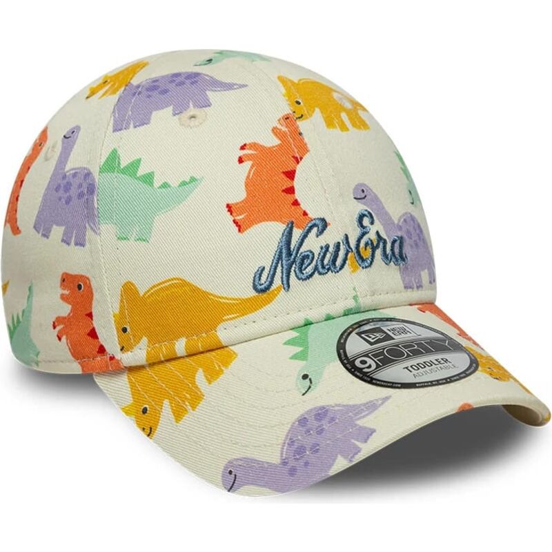 cappello-curvo-multicolore-cinghia-regolabile-9forty-all-over-print-dino-di-new-era cappello-curvo-multicolore-cinghia-regolabile-9forty-all-over-print-dino-di-new-era