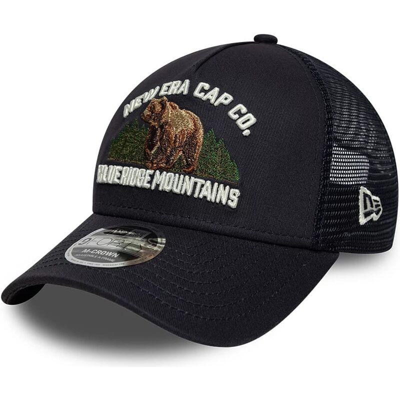 cappello-curvo-blu-marino-snapback-9forty-m-crown-a-frame-graphic-dei-blue-ridge-mountains-di-new-era cappello-curvo-blu-marino-snapback-9forty-m-crown-a-frame-graphic-dei-blue-ridge-mountains-di-new-era
