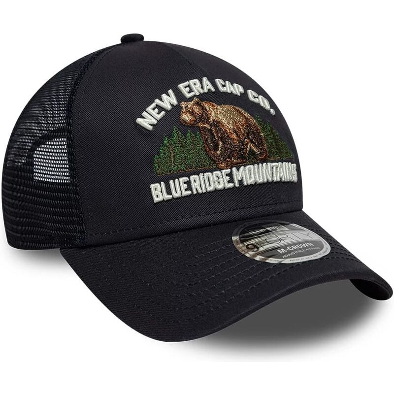 cappello-curvo-blu-marino-snapback-9forty-m-crown-a-frame-graphic-dei-blue-ridge-mountains-di-new-era cappello-curvo-blu-marino-snapback-9forty-m-crown-a-frame-graphic-dei-blue-ridge-mountains-di-new-era
