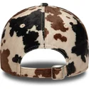 cappello-curvo-marrone-cinghia-regolabile-9twenty-animal-print-dei-new-york-yankees-mlb-di-new-era