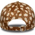 cappello-curvo-marrone-cinghia-regolabile-9twenty-animal-print-dei-los-angeles-dodgers-mlb-di-new-era