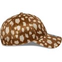 cappello-curvo-marrone-cinghia-regolabile-9twenty-animal-print-dei-los-angeles-dodgers-mlb-di-new-era
