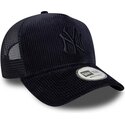 cappello-curvo-blu-marino-snapback-a-frame-tonal-cord-dei-new-york-yankees-mlb-di-new-era